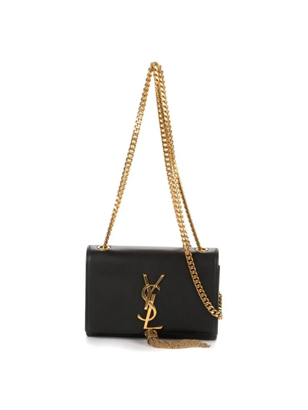 Saint Laurent Small Kate Crossbody Black Smooth Calfskin